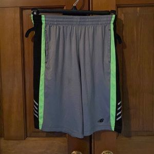 New balance basketball shorts boys nwt sz L